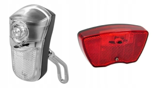 JY7019 predné svetlo 1 LED reflektorová batéria